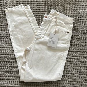 Bohme Ivory High Rise skinny jeans Brand New